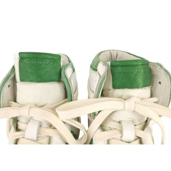 Rhude Rhecess-Hi Sneakers 8 Men's Hunter Green Sneakers Rare - Picture 4 of 13